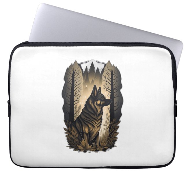 The German Shepherd 013  Laptop Sleeve (Front)