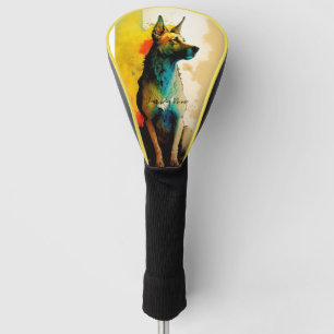 The German Shepherd Dog - Composition 010 Golf Head Cover