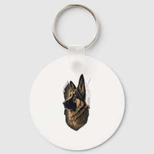 The German Shepherd Key Ring