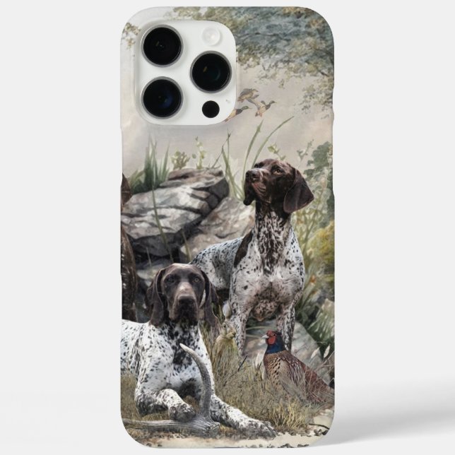 The German Shorthaired Pointer or Deutsch Kurzhaar Case-Mate iPhone Case (Back)