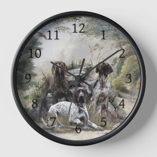 The German Shorthaired Pointer or Deutsch Kurzhaar Clock