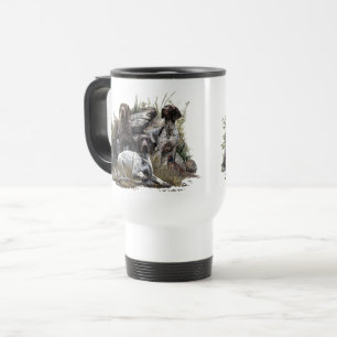 The German Shorthaired Pointer or Deutsch Kurzhaar Travel Mug
