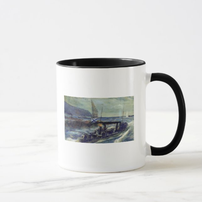 The German u-boat U 56 sunk by Grozovoi Mug (Right)
