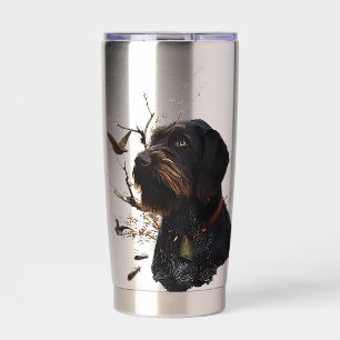 The German Wirehaired Pointer Insulated Tumbler