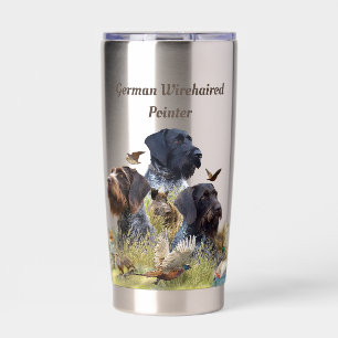 The German Wirehaired Pointer Insulated Tumbler