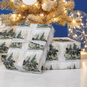 The German Wirehaired Pointers, Art Wrapping Paper