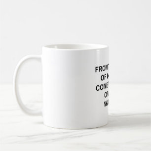 The germs of injustice produces mighty warriors coffee mug