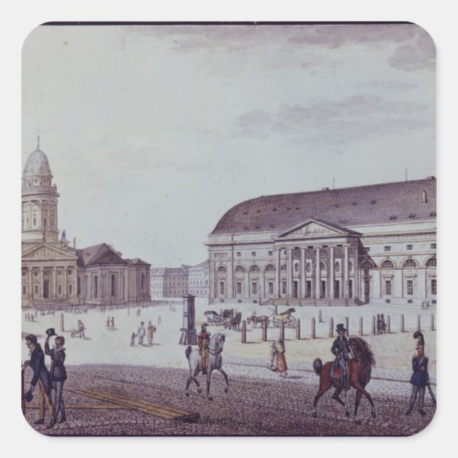 The Gerndarmenmarkt Square Sticker (Front)