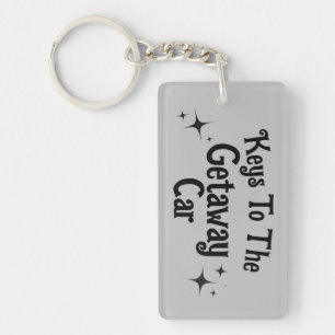 The Getaway Car Personalised Key chain