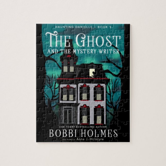 The Ghost and the Mystery Author Book Cover Puzzle (Vertical)