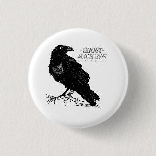 The Ghost In My Machine "Raven" Button