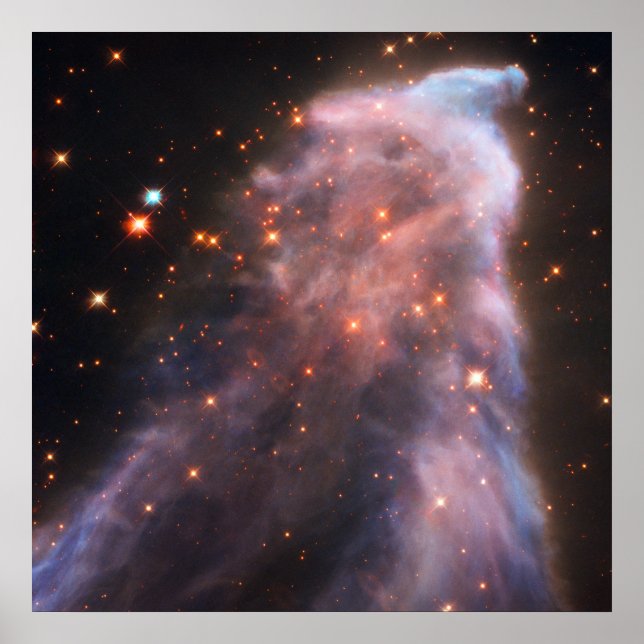 The Ghost Nebula - Hubble Space Telescope Image Poster (Front)