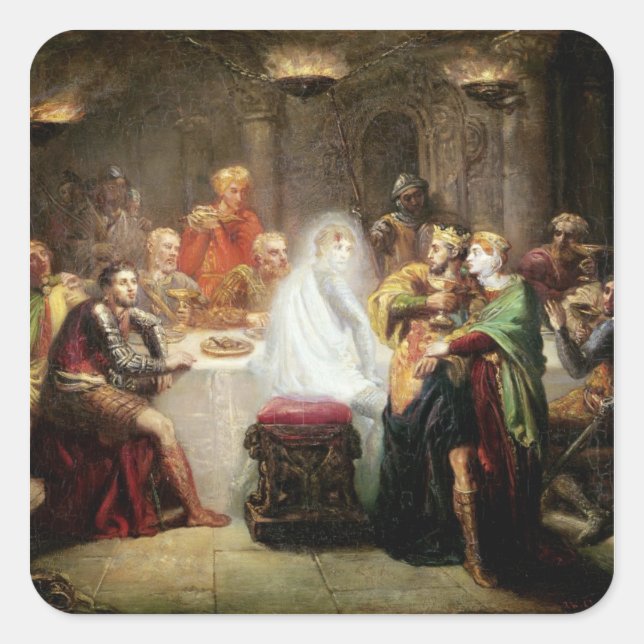 The Ghost of Banquo Square Sticker (Front)