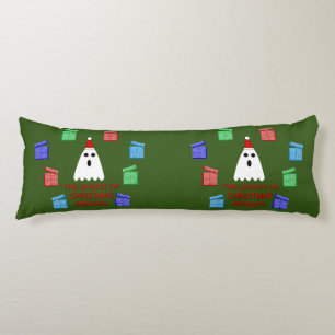 The Ghost of Christmas Presents Funny Body Cushion
