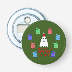 The Ghost of Christmas Presents Funny Bottle Opener