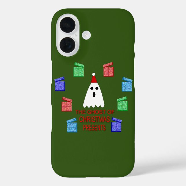 The Ghost of Christmas Presents Funny Case-Mate iPhone Case (Back)