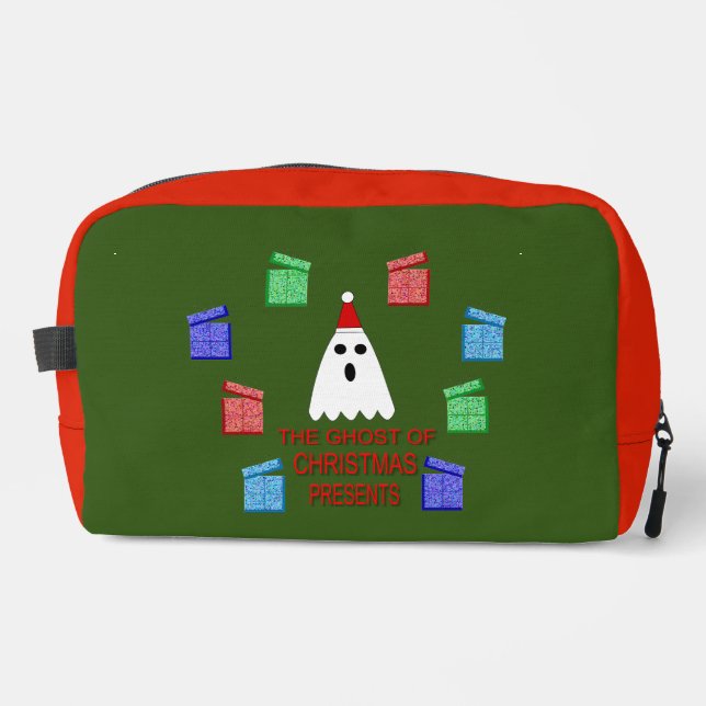 The Ghost of Christmas Presents Funny Dopp Kit (Front)
