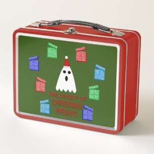 The Ghost of Christmas Presents Funny Metal Lunch Box