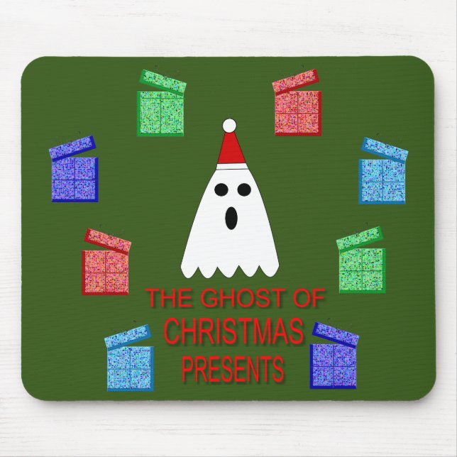 The Ghost of Christmas Presents Funny Mouse Mat (Front)