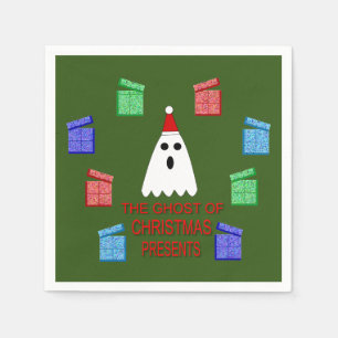 The Ghost of Christmas Presents funny Napkin