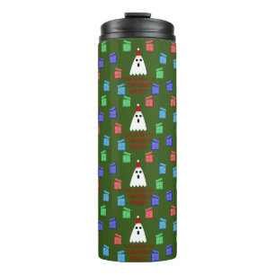 The Ghost of Christmas Presents Funny Thermal Tumbler