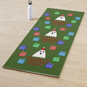 The Ghost of Christmas Presents Funny Yoga Mat