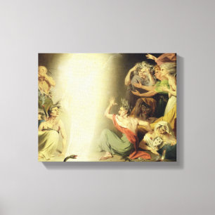 The Ghost of Clytemnestra Awakening the Furies, 17 Canvas Print