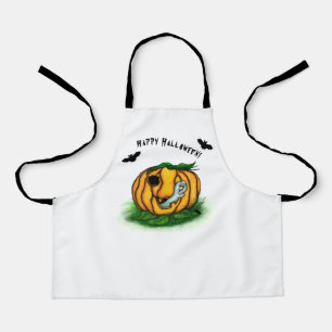 The Ghost of Halloween , Bat , Ghost and Spider Apron