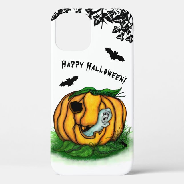 The Ghost of Halloween , Bat , Ghost and Spider Case-Mate iPhone Case (Back)