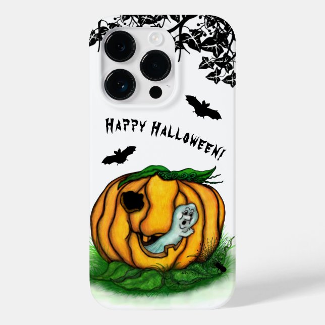 The Ghost of Halloween , Bat , Ghost and Spider Case-Mate iPhone Case (Back)