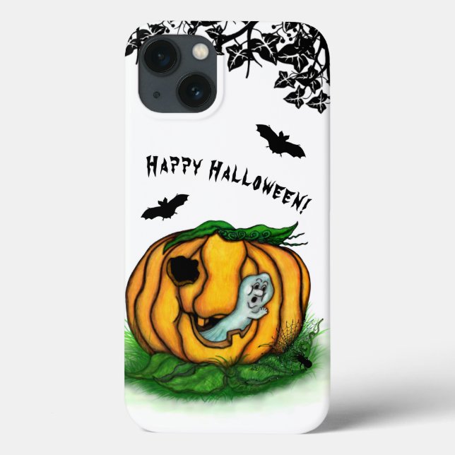 The Ghost of Halloween , Bat , Ghost and Spider Case-Mate iPhone Case (Back)