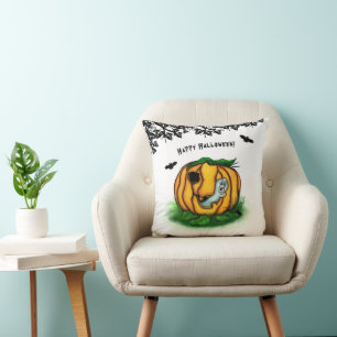 The Ghost of Halloween , Bat , Ghost and Spider Cushion