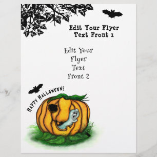 The Ghost of Halloween , Bat , Ghost and Spider Flyer