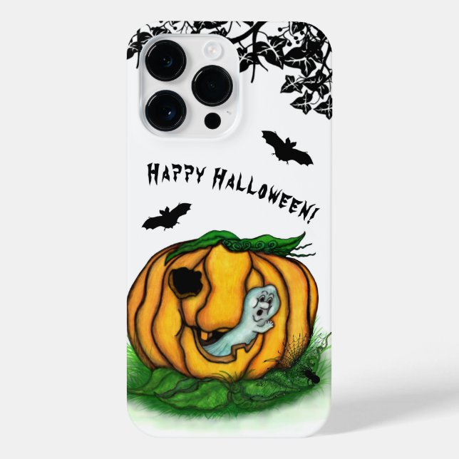 The Ghost of Halloween , Bat , Ghost and Spider iPhone Case (Back)