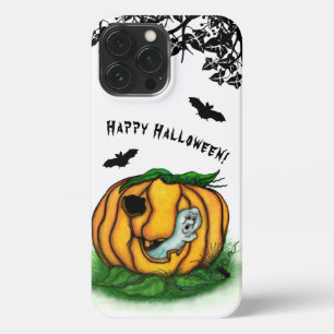 The Ghost of Halloween , Bat , Ghost and Spider iPhone 13 Pro Max Case