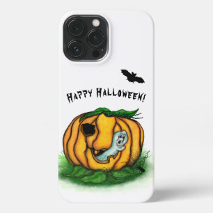 The Ghost of Halloween , Bat , Ghost and Spider iPhone 13 Pro Max Case