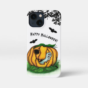 The Ghost of Halloween , Bat , Ghost and Spider iPhone 13 Mini Case