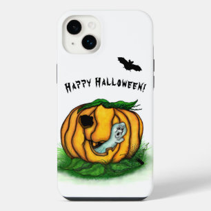The Ghost of Halloween , Bat , Ghost and Spider iPhone 14 Plus Case