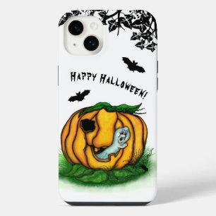 The Ghost of Halloween , Bat , Ghost and Spider iPhone 14 Plus Case