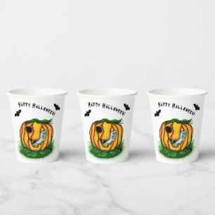 The Ghost of Halloween , Bat , Ghost and Spider Paper Cups