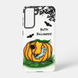 The Ghost of Halloween , Bat , Ghost and Spider Samsung Galaxy Case