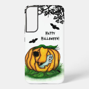 The Ghost of Halloween , Bat , Ghost and Spider Samsung Galaxy Case