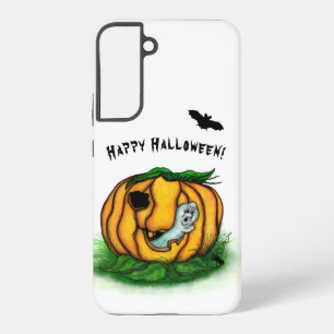 The Ghost of Halloween , Bat , Ghost and Spider Samsung Galaxy Case