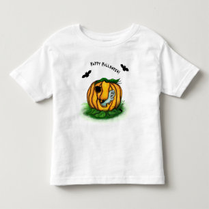 The Ghost of Halloween , Bat , Ghost and Spider Toddler T-Shirt