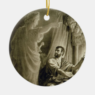 The Ghost of Julius Caesar, in the play by William Ceramic Tree Decoration