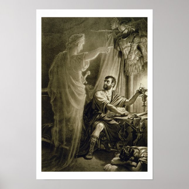 The Ghost of Julius Caesar, in the play by William Poster (Front)