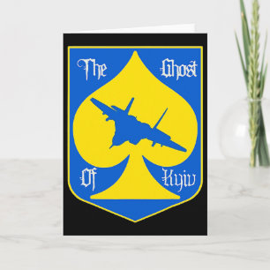 The Ghost Of Kyiv Kiev Ukraine Ace Fighter Pilot Card