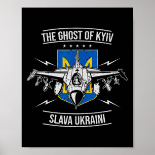 The Ghost Of Kyiv Support Ukraine Shirt #nowar Sta Poster