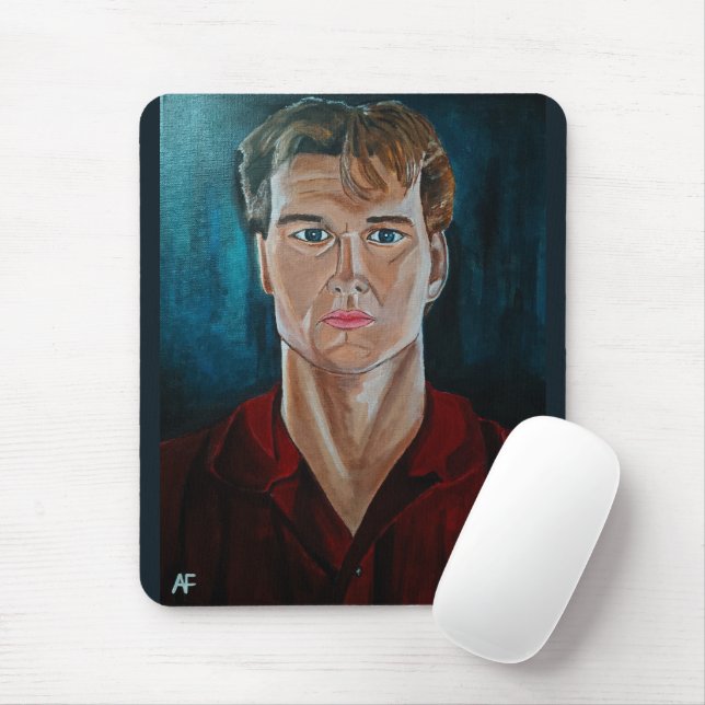 The Ghost Painting by Alfred Fox Mouse Mat (With Mouse)