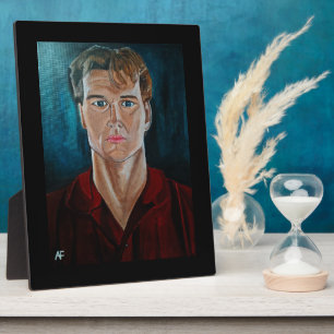 The Ghost Painting by Alfred Fox Plaque